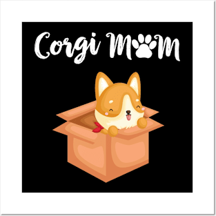 Corgi Mom (283) Posters and Art